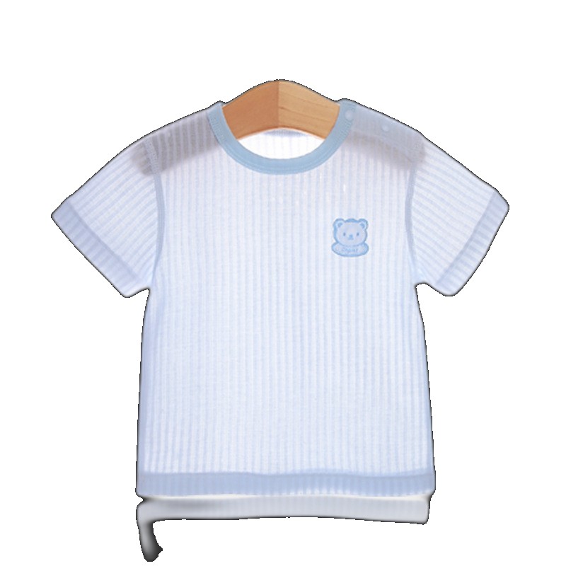 [EGIFTON-3623] Boys' T-shirts, children's short-sleeved girls' tops, baby bottoming shirts, underwear, air-conditioned clothes, pure cotton, summer thin thin
