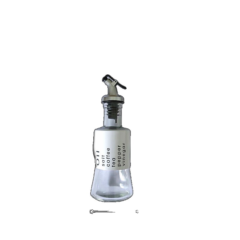 [EGIFTON-LIVE-2524] Wholesale kitchen supplies glass seasoning bottle sealed oil soy sauce vinegar pot set press type type