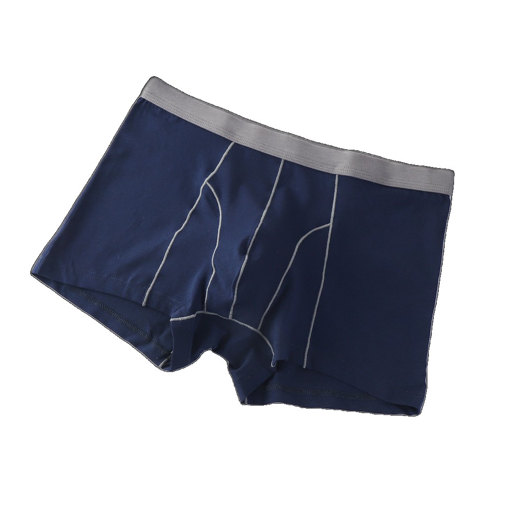 [EGIFTON-LIVE-3365] 2022 Men's Underwear Pure Cotton Antibacterial Boxer Briefs Youth Sports Large Size Shorts Breathable Bottoms Bottoms
