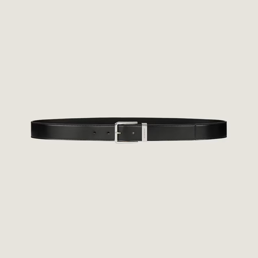 Givenchy Gentlemen Black Leather Belt