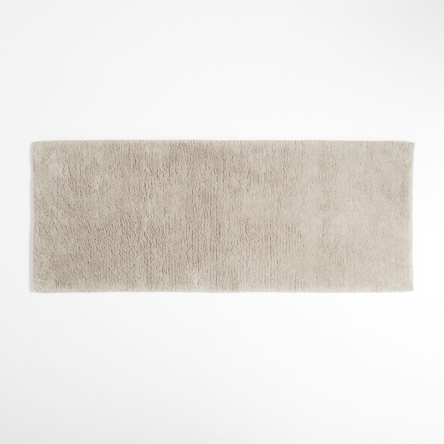 Rylan Organic Cotton Taupe Bath Mat