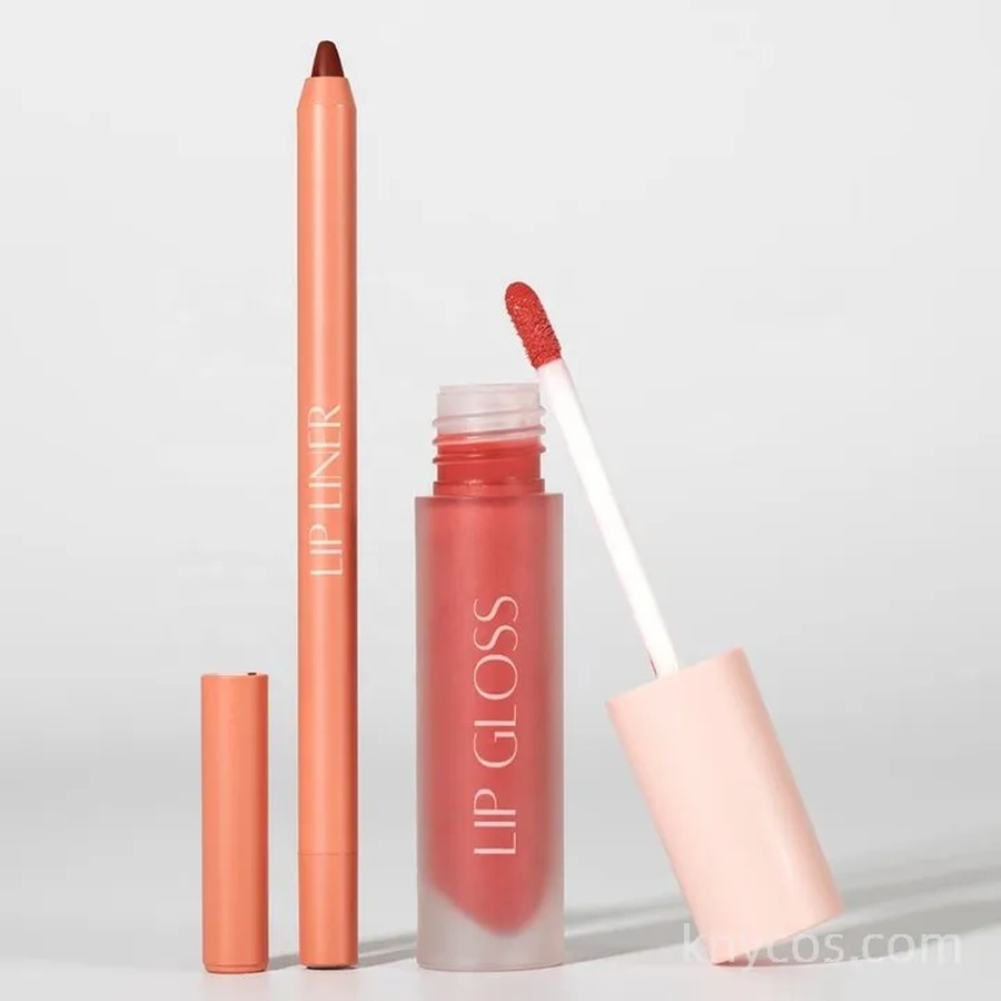 Private Label Lip Liner and Matte Liquid Lip Set