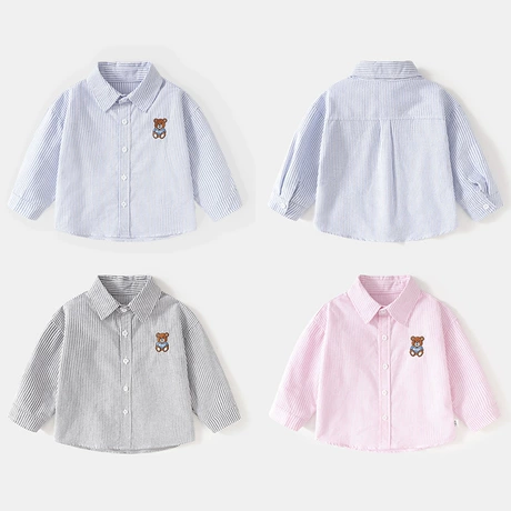 婴儿连体衣 unisex-baby 5-pack side-snap long-sleeve shirt